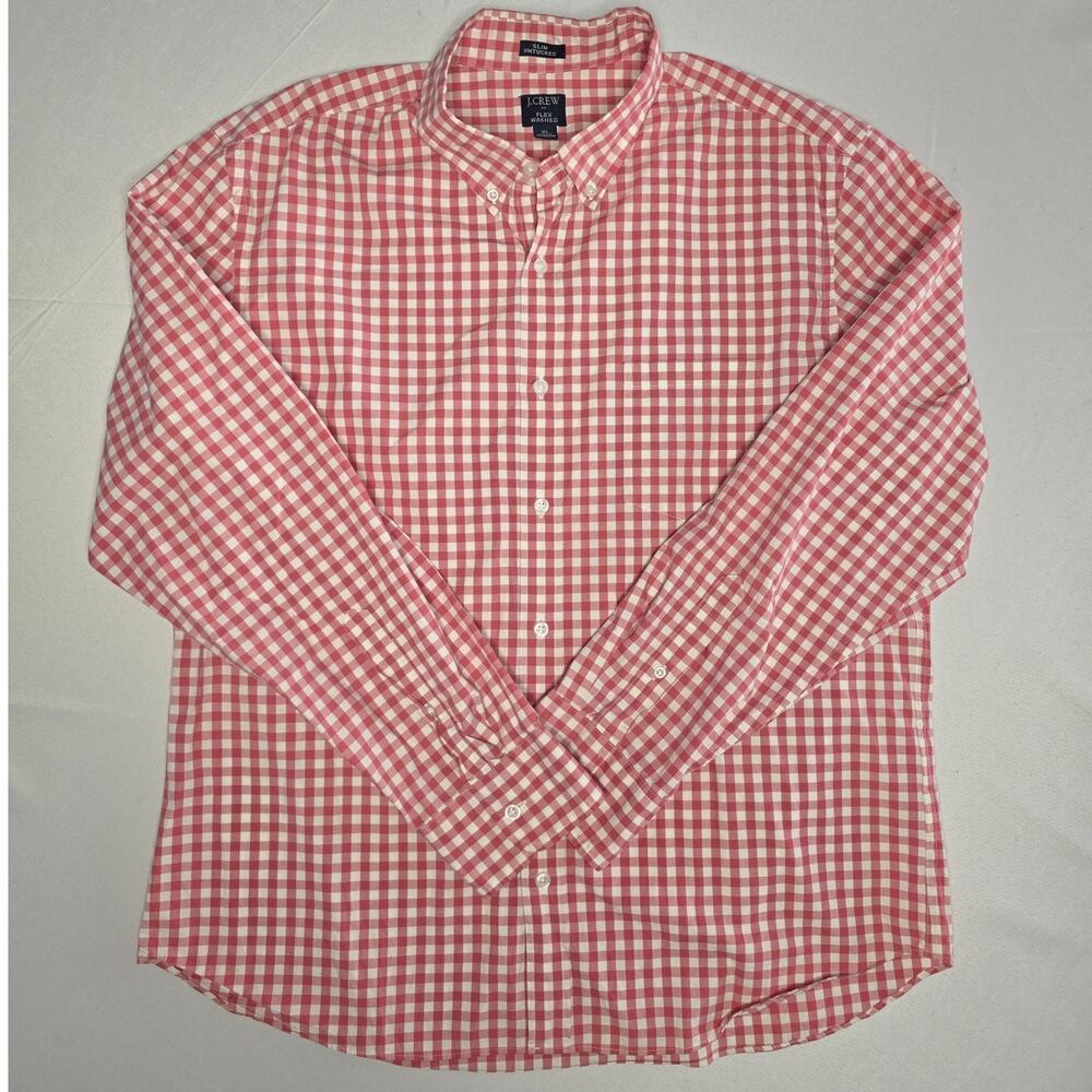 J.Crew Slim Untucked button-down long-sleeve casual shirt Size XL